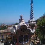 Entrance to Gaudi's Parc Guell, Barcelona