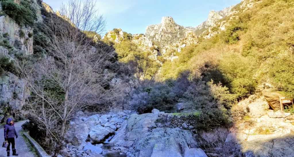 Gorges d'Héric, hiking on a winter's day